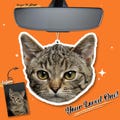 Custom Pet Photo Air Freshener, Personalized Dog or Cat Car Freshener, Thick Felt Picture Gift for Pet Lovers