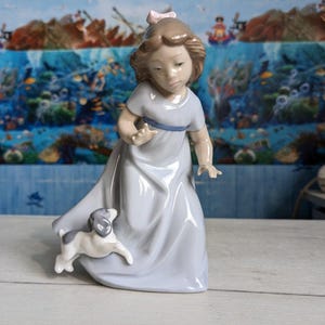 nao hand made in Spain 少年少女ペア Boy and Girl Porcelain Hand Crafted Figurines From NAO Spain