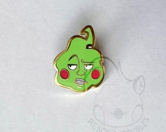 Pin de esmalte con hoyuelos