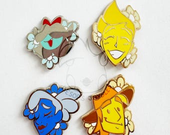 Delta Flower Enamel Pins