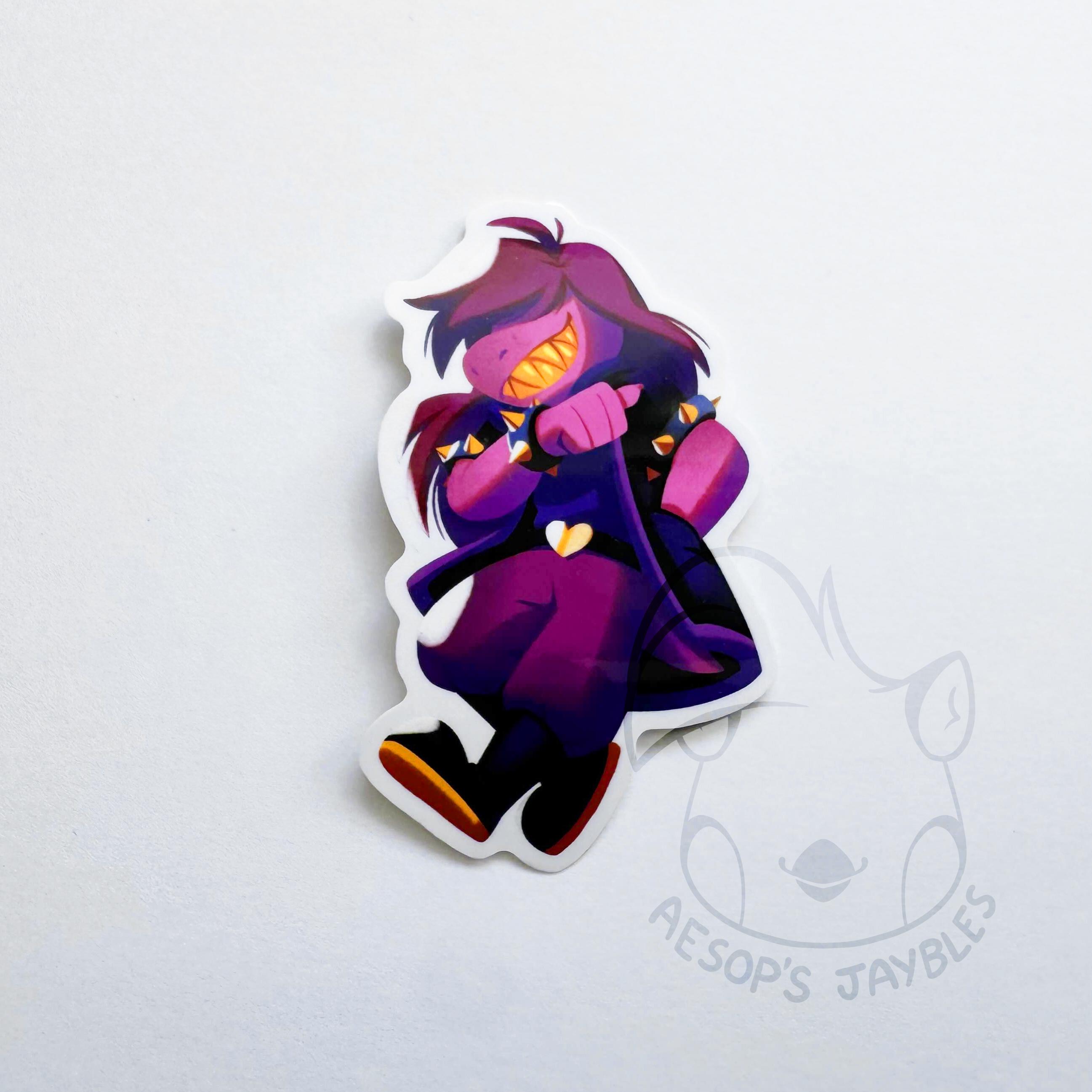 Deltarune Vinyl Stickers - Etsy