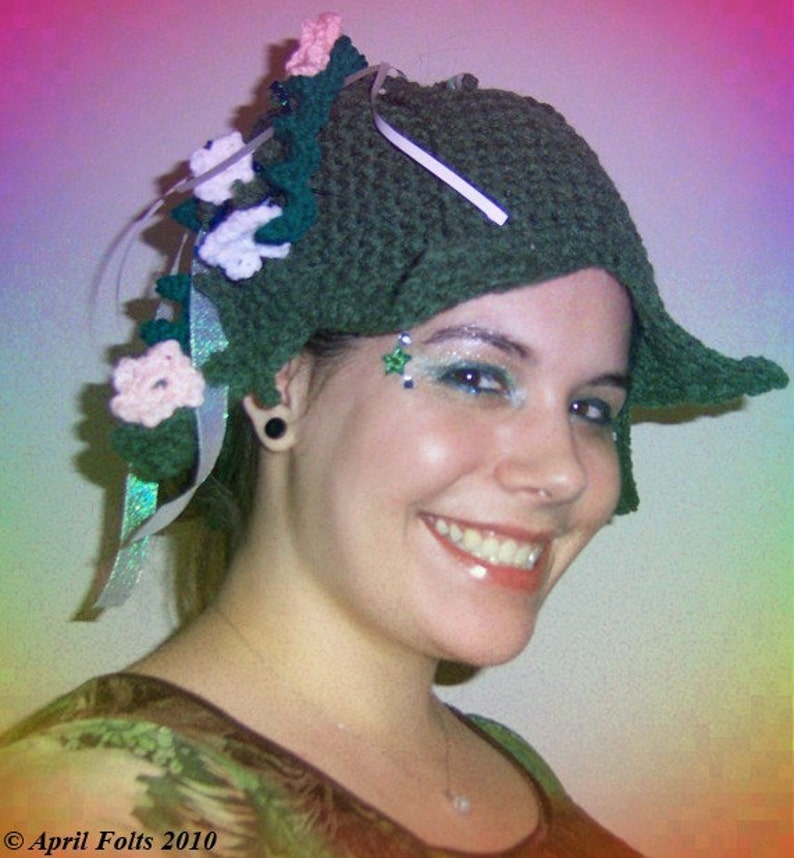 Leafy Fairy Hat P A T T E R N image 4