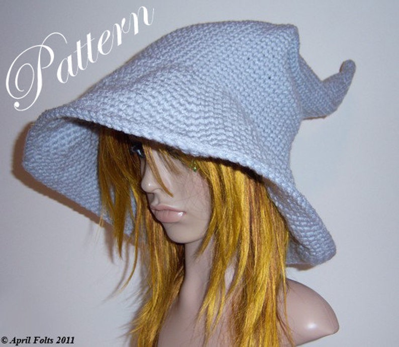 Grey Wizard Hat P A T T E R N image 1