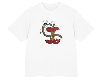Apple worm vintage Unisex Urban Heavy Tee
