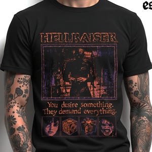 Maglietta Hellraiser - "Desideri" / Abbigliamento unisex in edizione limitata per film horror