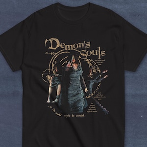Demon&#39;s Souls Custom T-shirt &quot;Maiden in Black&quot; | Unique, Limited Soulsborne Design