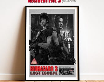ネメシスOG バイオハザード3ボス プレミアムポスター（ベクター