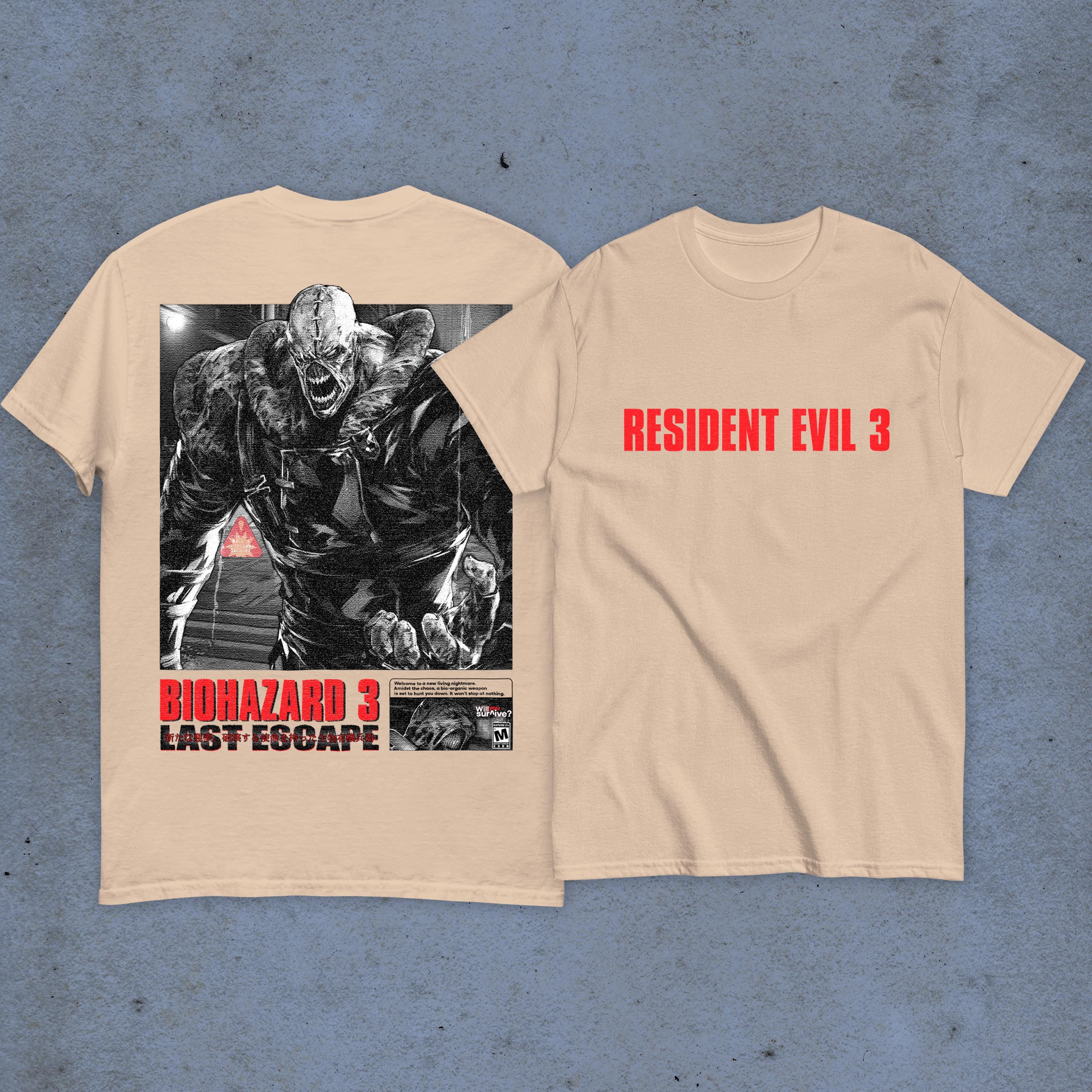 Resident Evil 3 Nemesis T-shirt: Survival Horror Game Clothing