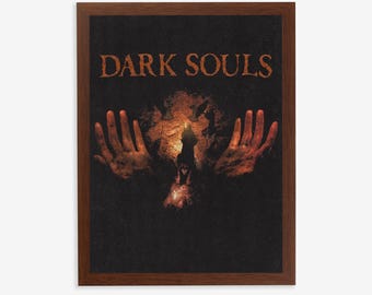 Dark Souls Poster: "Witch of Izalith" Unique Soulsborne Print Gamer Wall Decor
