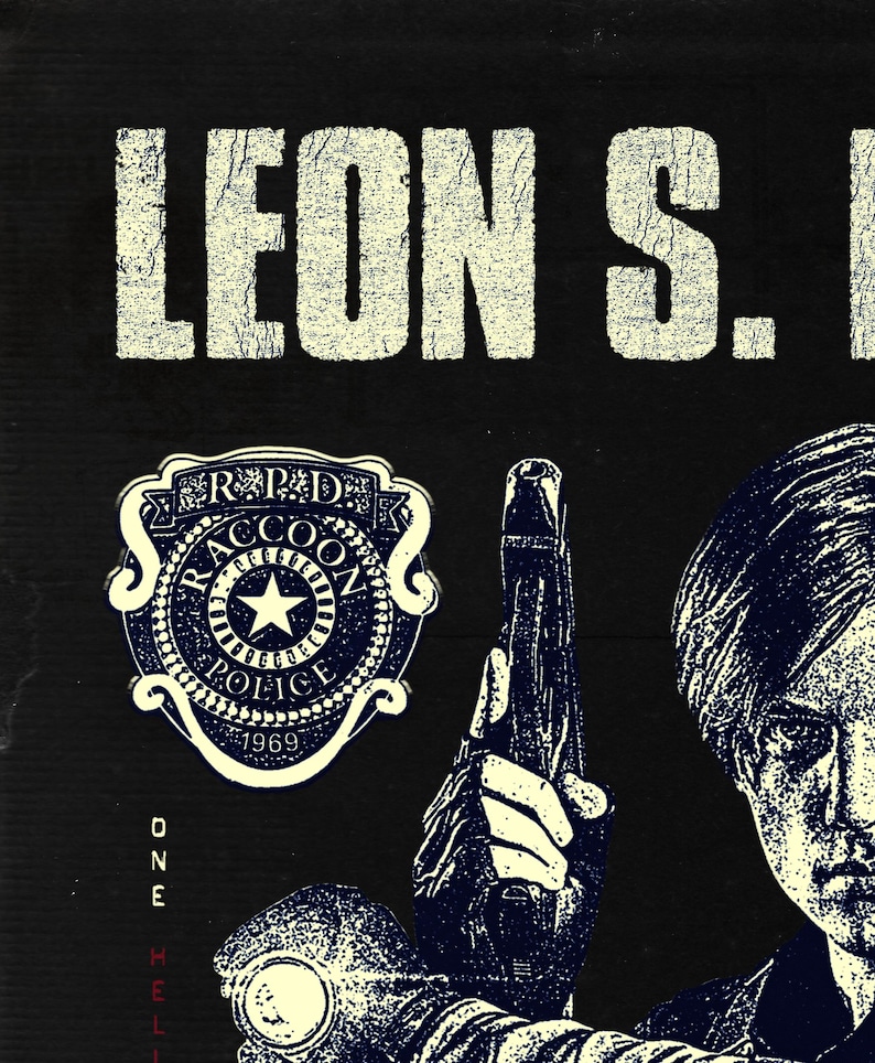 resident evil 2 leon kennedy shirt biohazard re zombie merch fanart horror survival tee rpd
