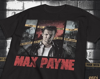 Max Payne [2001] T-Shirt - Unique Old-School Gamer Merch