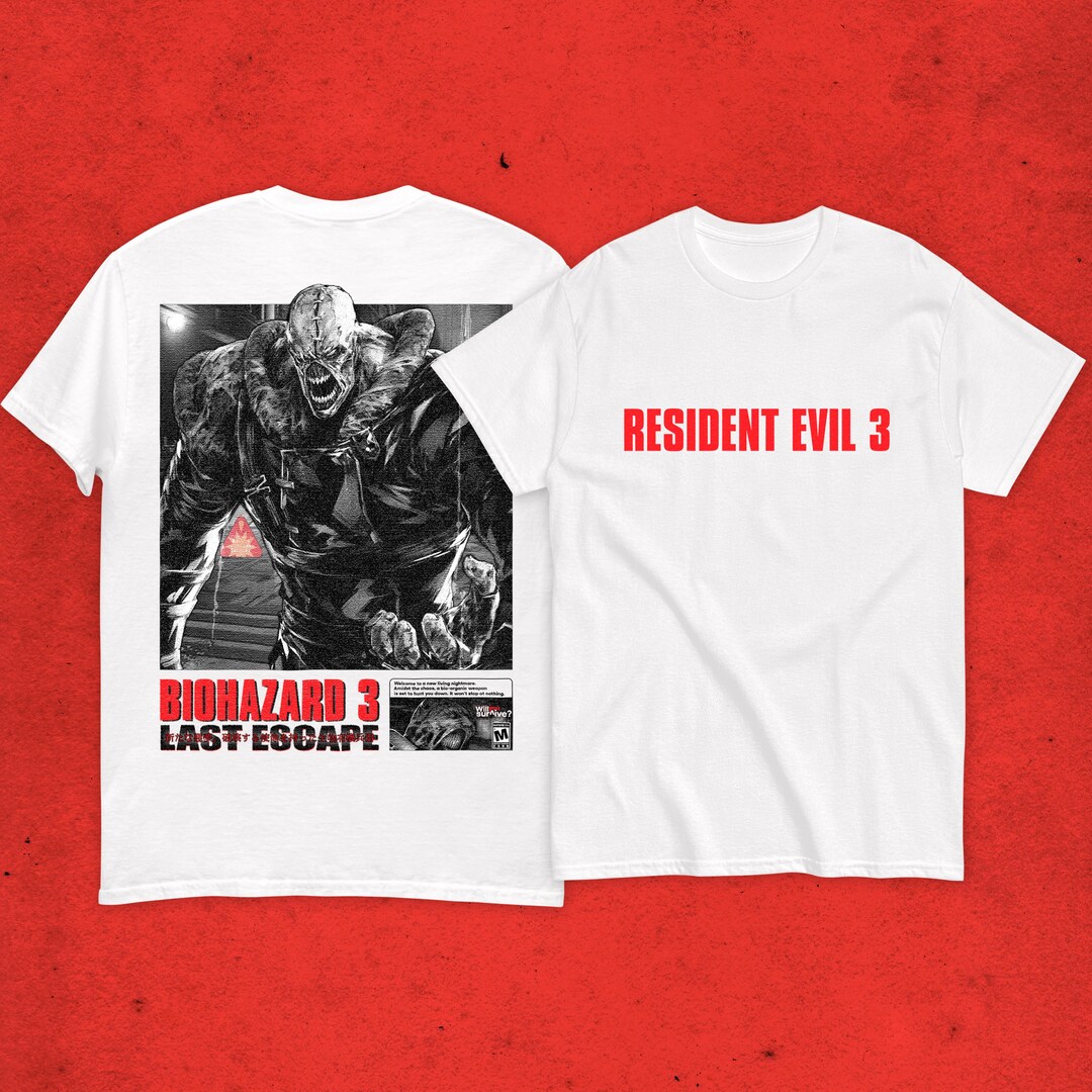 Resident Evil 3 Nemesis T-shirt: Survival Horror Game Clothing