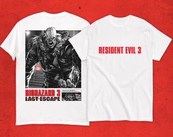 Resident Evil 3 Nemesis T-Shirt: Survival Horror Game Clothing | Limited Japan Version