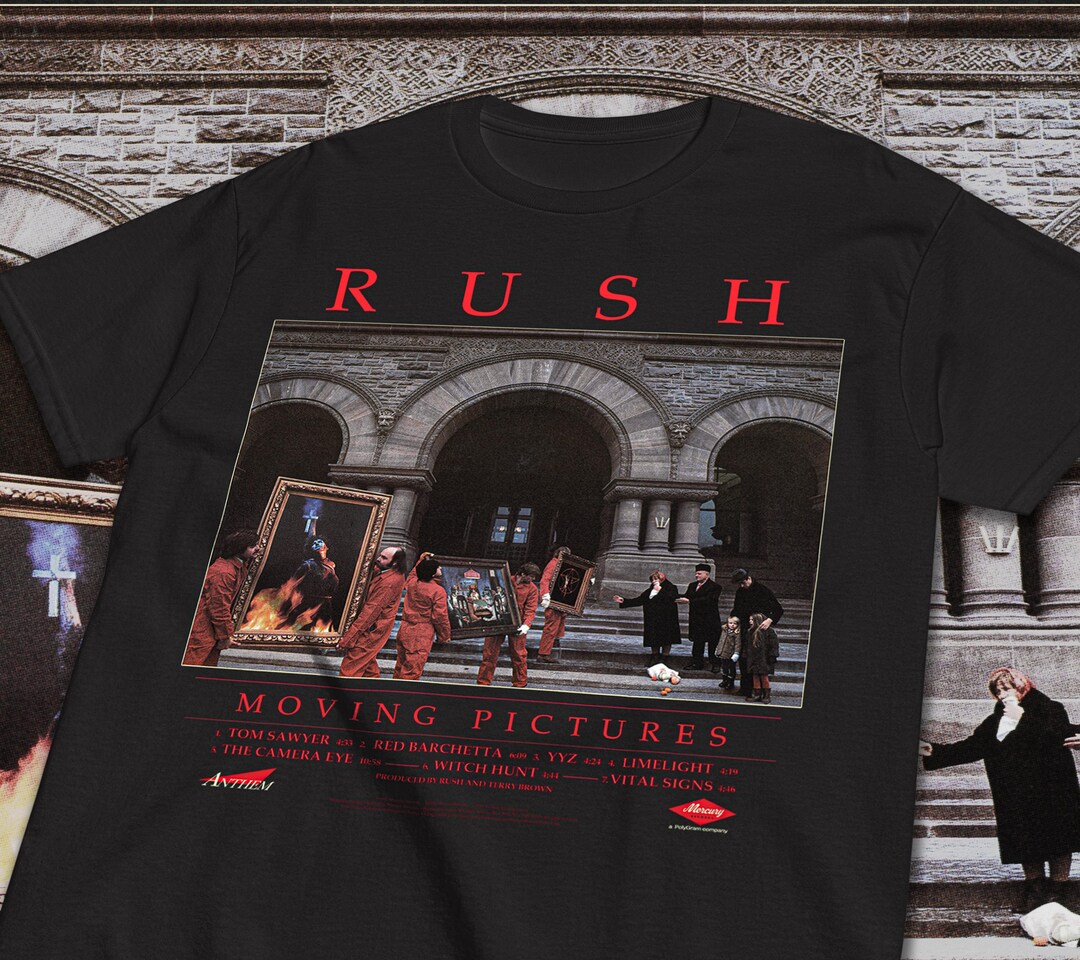 レアS！80s RUSH Moving Pictures Tour Tシャツ Rush T-shirt 