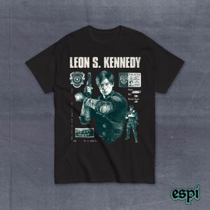 resident evil 2 leon kennedy shirt biohazard re zombie merch fanart horror survival tee rpd