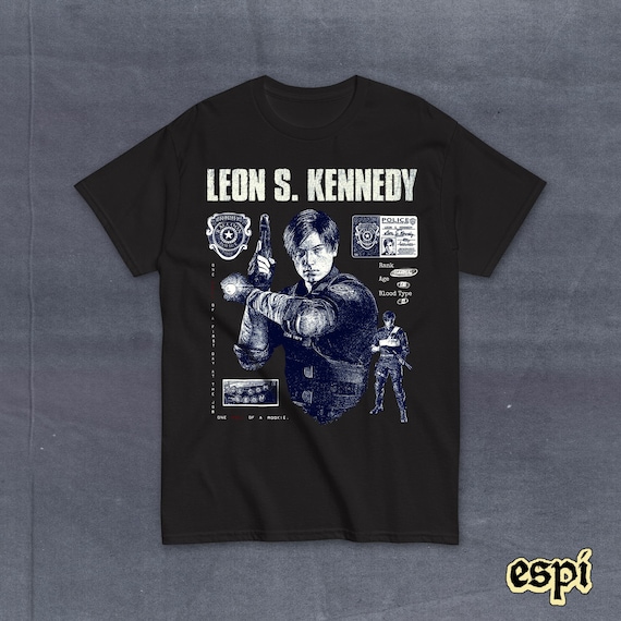 Leon S. Kennedy T-Shirt | "Rookie" - Unique Resident Evil 2  Merch