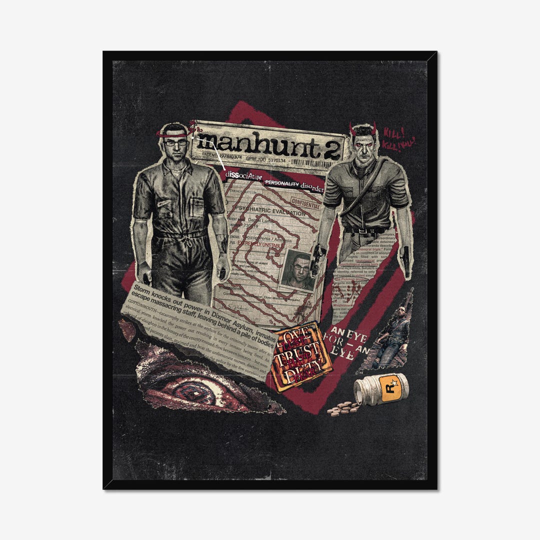 manhunt-2-2007-poster-split-personality-rockstar-games-horror
