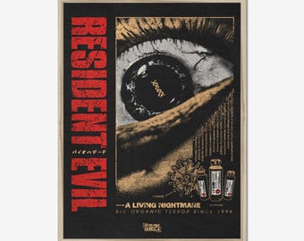 Resident Evil [1996] Poster: "Nightmare/Umbrella Corp."