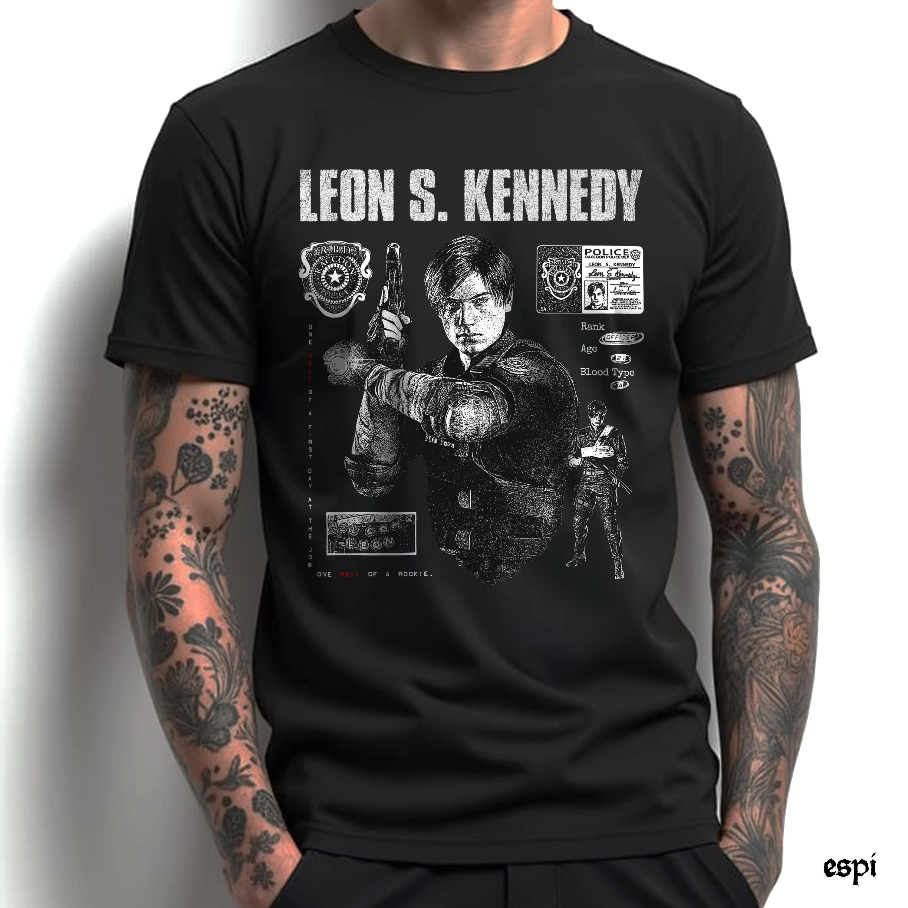 レオン・S・ケネディTシャツ｜「ルーキー」 - ユニークなバイオ
