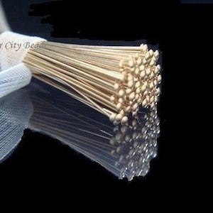 50pc 26g gauge ga g 14k Gold Filled Flat Head Pins- 1.5 inch