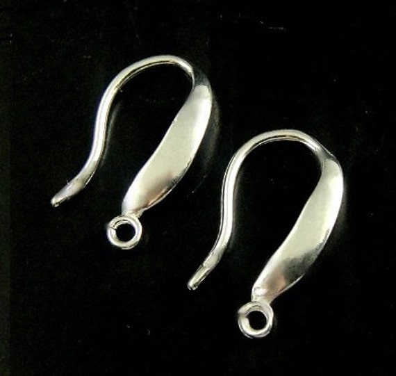 Sterling Silver French Hook Earwires Ear Wires, Contemporary