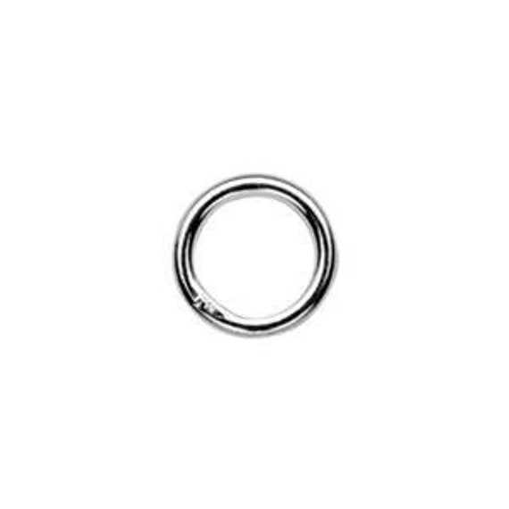 Sterling Silver Jump Ring, CLOSED, 5mm, 20 Pc 