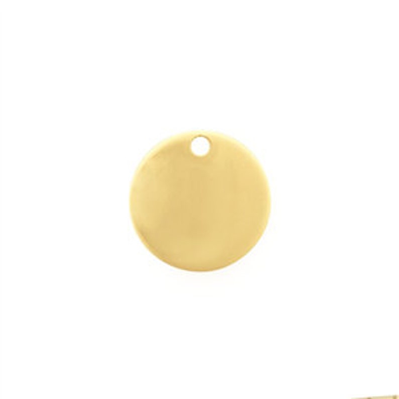 14k Gold Filled Stamping Blanks Discs 9mm DOUBLE CLAD Round Etsy