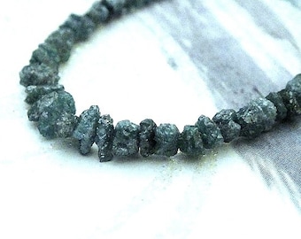 Blue Diamond Nuggets, Raw Denim Diamond Rondelle, AAA High Quality, Lots of Sparkle, 2-3mm, Wholesale Diamonds, 20 pcs