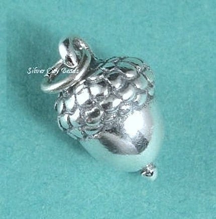 James Avery Sterling Silver Acorn Etsy