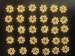 Vermeil Daisy Spacer Bead, 20pc, 3mm, Bali 24k Gold Plated over 925 Sterling 