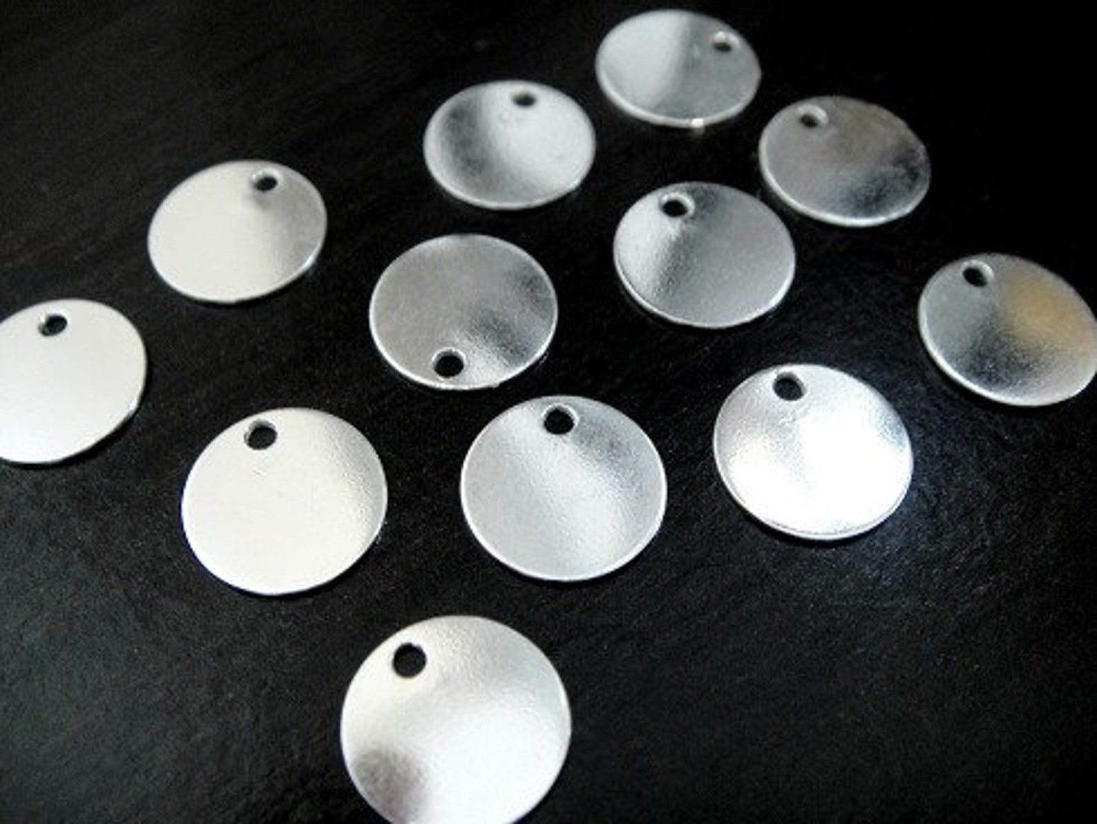 Sterling Silver BLANK Discs 9mm Round Stamping Discs 925 Etsy