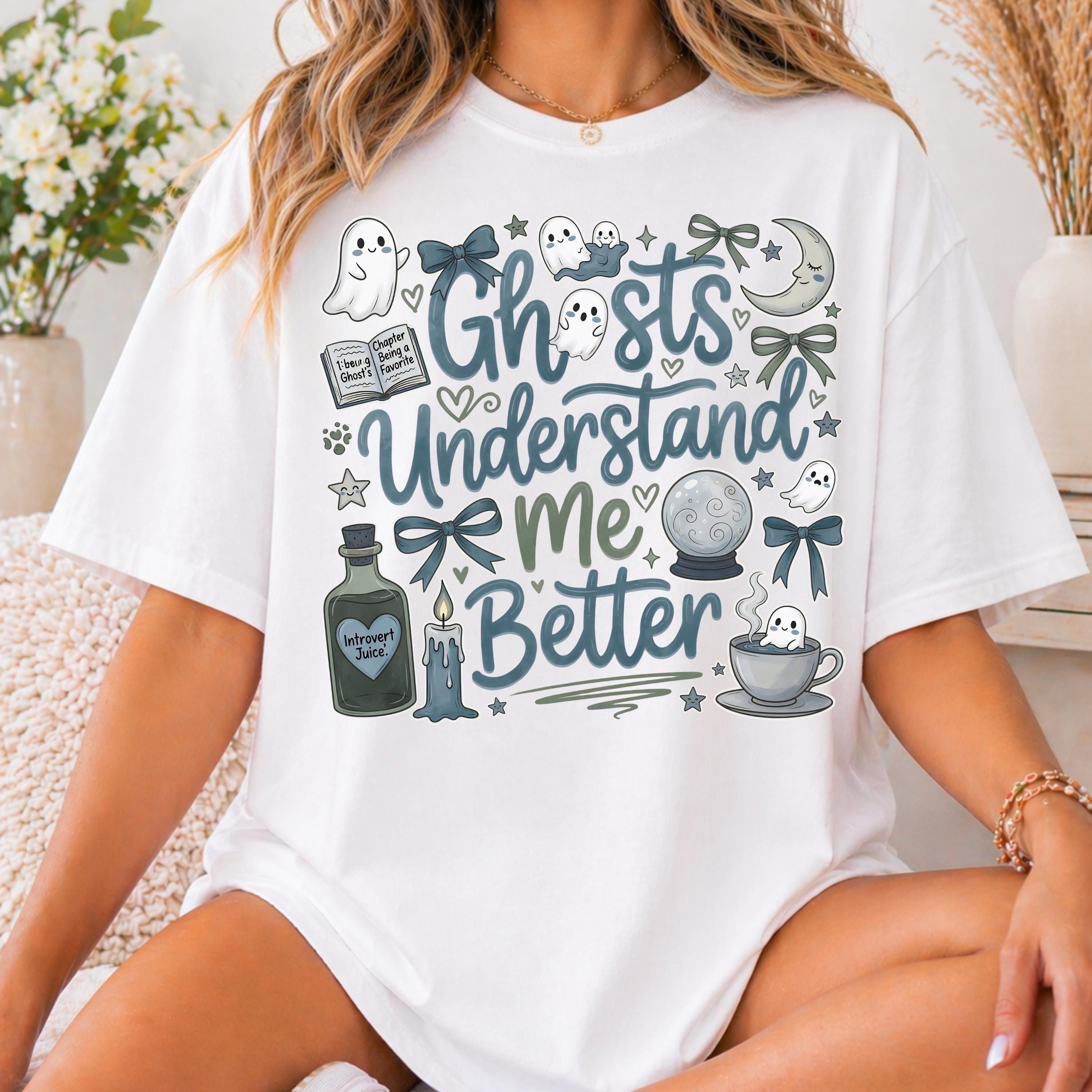 Ghosts Understand Me Better PNG, Cute Ghost Coquette Design, Viral ...