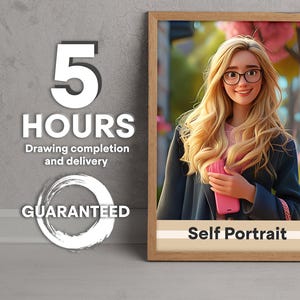 家族のイラスト、友人へのユニークなギフト、写真からのカスタムポートレート