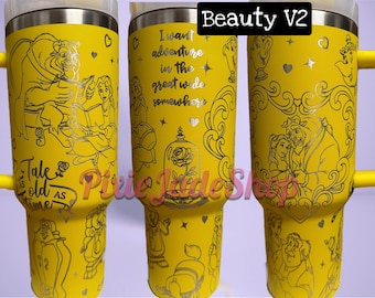 La Bella V2 / Bella / Bestia / Vaso grabado