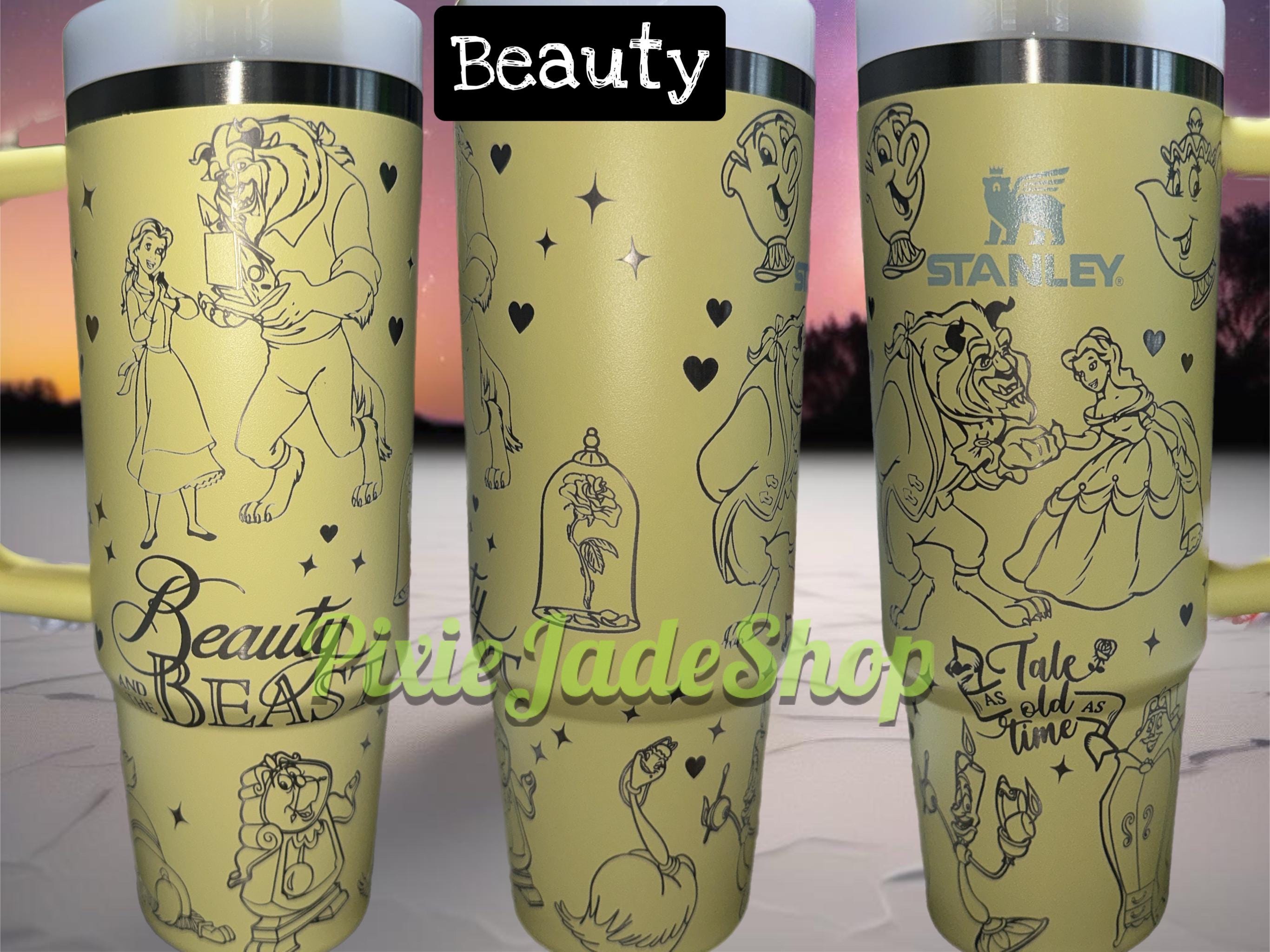 Beauty | Belle | Beast | Engraved Tumbler