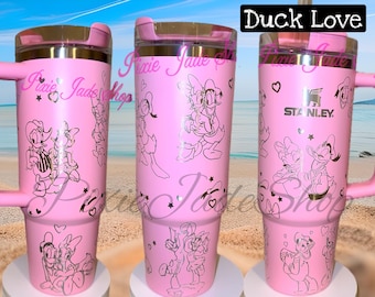 Eendliefde | Donald en Daisy Duck | Gegraveerde beker