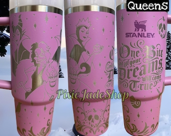 Reinas/Maléfica Úrsula Reina Malvada Cruella De Vil / Vaso Grabado