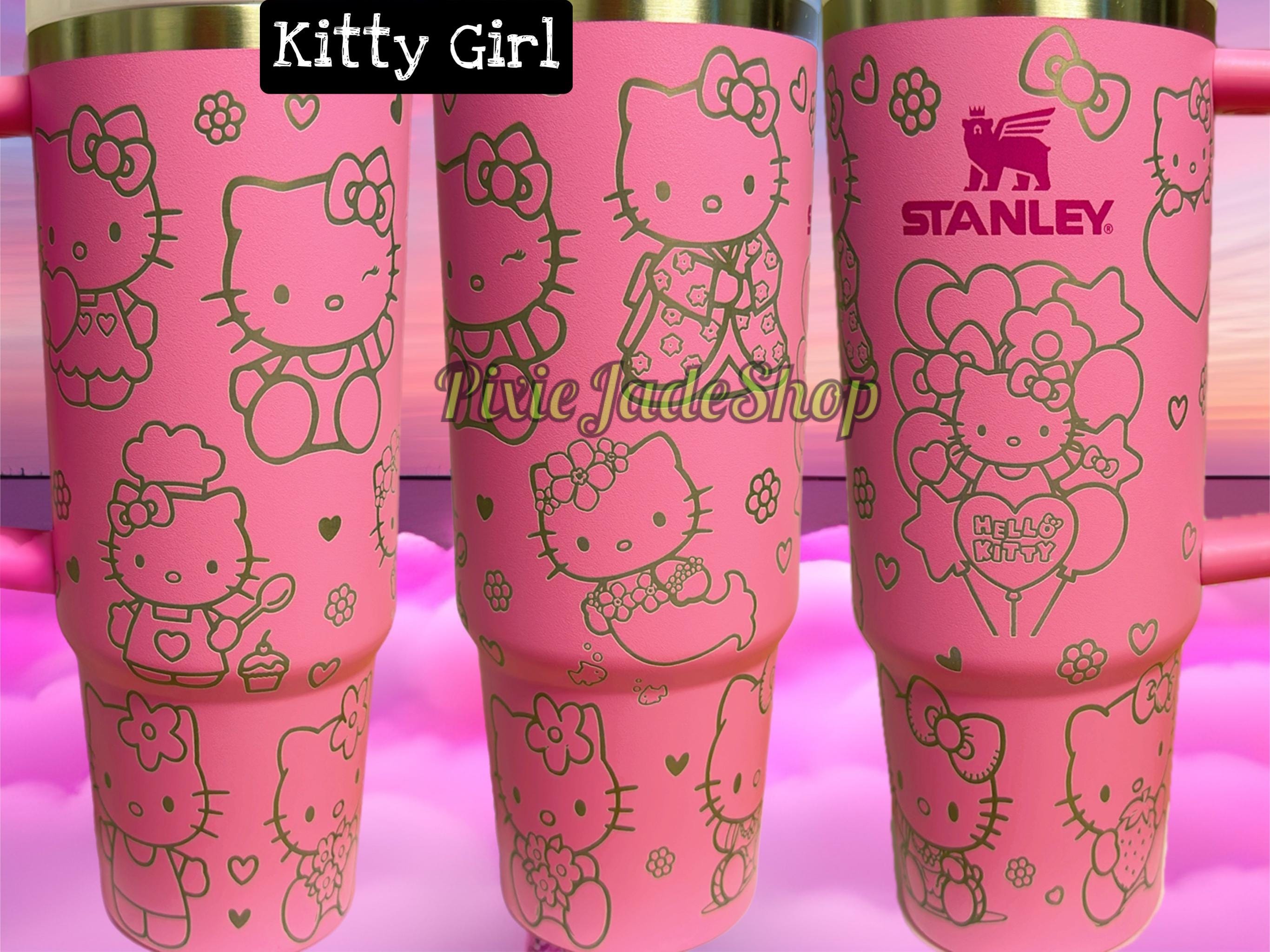 Hello kittys tumbler stanley - Etsy 日本