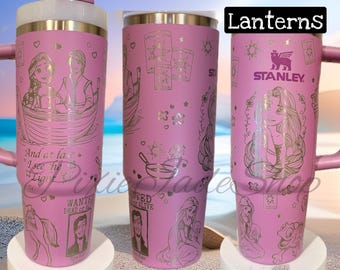 Lanterns | Rapunzel | Tangled | Engraved Tumbler