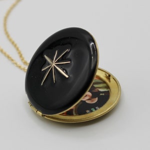 Locket Handmade Jewelry Star Necklace · Gold North Star Necklaces · Compass · Custom Photo Gifts · Gift For Her · Unique Lockets