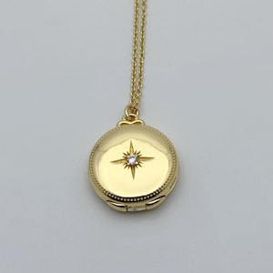 Gold Locket • Necklace Pendant • Lockets • Personalized Necklace Gift • Custom Portrait Gift • Mourning Memorial • Gold Jewelry Gifts