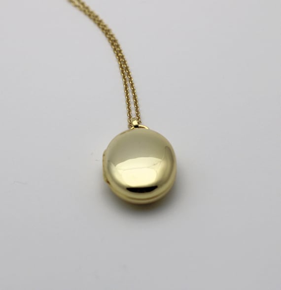 Gold Locket Necklace · Gift for Her · Antique Style Heirloom