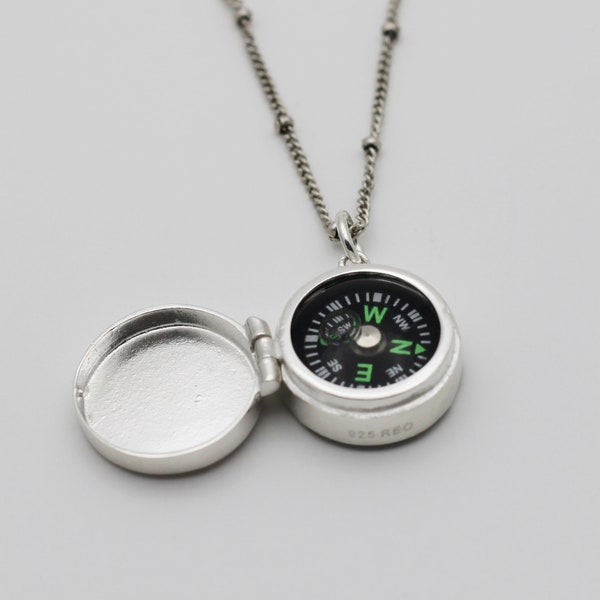 Compass Locket Etsy