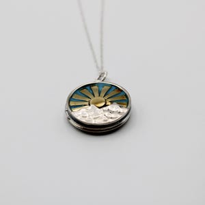 Sun Chain Locket Locket Necklace · Gold Sun Necklaces · Sunburst Pendant · Locket ...