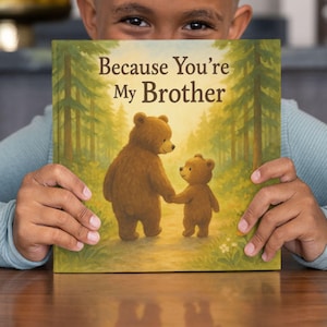 Livre d&#39;histoires personnalisé pour frères et sœurs – Cadeau souvenir pour frère aîné