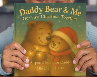Personalized Daddy Bear Christmas Storybook: First Christmas Gift