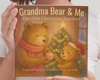 Libro di fiabe natalizie personalizzato "Nonna Orsa e io" - Primo ricordo di Natale