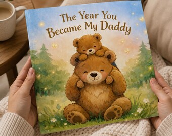 Personalised Daddy & Me Story Book | Custom Keepsake Gift for New Father