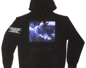 Black hoodie | Etsy