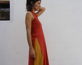 casual long dresses with slits up the side